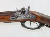 Ornate GERMANIC Double by GMEINER Rifle & Shotgun Combination .62 Caliber Engraved, Inlaid, and Carved Big Game Double Gun! - 4 of 24
