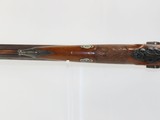 Ornate GERMANIC Double by GMEINER Rifle & Shotgun Combination .62 Caliber Engraved, Inlaid, and Carved Big Game Double Gun! - 11 of 24