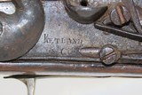 18th Century KETLAND FLINTLOCK Pistol Antique Revolutionary War Period British Military Flintlock Pistol - 5 of 18
