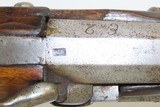 GERMANIC Antique JAEGER Rifle .64 Caliber PERCUSSION with Sliding Patchbox! Short, Handy Mountain Rifle with Carved Stock! - 13 of 19