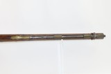GERMANIC Antique JAEGER Rifle .64 Caliber PERCUSSION with Sliding Patchbox! Short, Handy Mountain Rifle with Carved Stock! - 9 of 19