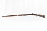 JAMES BOWN PITTSBURG Made Antique PENNSYLVANIA Half Stock LONG RIFLE .40 Made Circa the late 1840s to early 1850s - 15 of 21