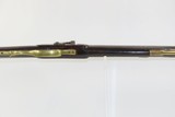 JAMES BOWN PITTSBURG Made Antique PENNSYLVANIA Half Stock LONG RIFLE .40 Made Circa the late 1840s to early 1850s - 9 of 21