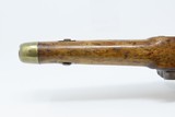Antique DUTCH/BELGIAN Sea Service .69 Caliber FLINTLOCK Military Pistol .69 Caliber Naval Pistol Made Circa 1830s in Liege - 9 of 18