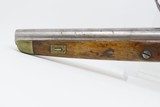 Antique DUTCH/BELGIAN Sea Service .69 Caliber FLINTLOCK Military Pistol .69 Caliber Naval Pistol Made Circa 1830s in Liege - 18 of 18