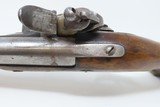 Antique DUTCH/BELGIAN Sea Service .69 Caliber FLINTLOCK Military Pistol .69 Caliber Naval Pistol Made Circa 1830s in Liege - 11 of 18