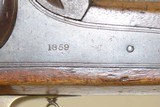 2-Band 1859 Dated BRITISH Pattern 1853 ENFIELD Infantry RIFLE-MUSKET .577 Commercial British Proofs with “1859” Date! - 6 of 20