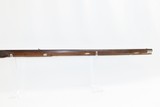 OHIO Rifle by MARTIN PRILLAMAN of CLAY COUNTY Antique .41 Cal. LONG RIFLE SIGNED, INLAID, and ENGRAVED Plains Rifle - 5 of 23