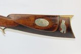 OHIO Rifle by MARTIN PRILLAMAN of CLAY COUNTY Antique .41 Cal. LONG RIFLE SIGNED, INLAID, and ENGRAVED Plains Rifle - 19 of 23