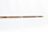 OHIO Rifle by MARTIN PRILLAMAN of CLAY COUNTY Antique .41 Cal. LONG RIFLE SIGNED, INLAID, and ENGRAVED Plains Rifle - 10 of 23