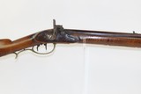 OHIO Rifle by MARTIN PRILLAMAN of CLAY COUNTY Antique .41 Cal. LONG RIFLE SIGNED, INLAID, and ENGRAVED Plains Rifle - 1 of 23