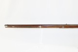 OHIO Rifle by MARTIN PRILLAMAN of CLAY COUNTY Antique .41 Cal. LONG RIFLE SIGNED, INLAID, and ENGRAVED Plains Rifle - 21 of 23