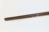 J.D. SHROCK of GOSHEN, INDIANA Antique LONG RIFLE Brass Stag Patchbox c1852 Ohio Squirrel Rifle from the 1850s! - 17 of 19