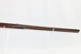 J.D. SHROCK of GOSHEN, INDIANA Antique LONG RIFLE Brass Stag Patchbox c1852 Ohio Squirrel Rifle from the 1850s! - 5 of 19