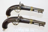 BRACE of 2 FRENCH Antique 1837 MARINE Pistols - 3 of 25