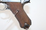 UNIT MARKED WWI Imperial German Luger Pistol - 6 of 18