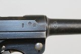 UNIT MARKED WWI Imperial German Luger Pistol - 13 of 18
