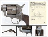 LETTERED Colt PEACEMAKER Black Powder SAA Revolver - 1 of 15