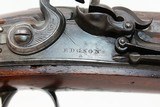 Antique Engraved EDGSON English FLINTLOCK Pistol - 6 of 15