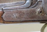 GERMANIC Antique J.H. BACKER of BLIESHEIM SxS SHOTGUN King Wilhelm II ENGRAVED, CARVED DRAGON, GERMAN SILVER! - 6 of 21