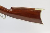 R.R. MOORE Antique BACK ACTION Half-Stock .39 Cal Percussion TARGET RIFLE Kentucky Style Long Rifle Made Circa the 1840s - 14 of 18