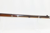 R.R. MOORE Antique BACK ACTION Half-Stock .39 Cal Percussion TARGET RIFLE Kentucky Style Long Rifle Made Circa the 1840s - 5 of 18