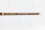 R.R. MOORE Antique BACK ACTION Half-Stock .39 Cal Percussion TARGET RIFLE Kentucky Style Long Rifle Made Circa the 1840s - 8 of 18