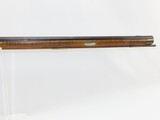 Antique KENTUCKY Long Rifle STRIPED MAPLE Full-Stock 41 Caliber POWDER HORN Quintessential Frontier Rifle! - 5 of 21