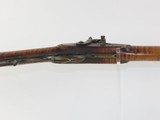 Antique KENTUCKY Long Rifle STRIPED MAPLE Full-Stock 41 Caliber POWDER HORN Quintessential Frontier Rifle! - 8 of 21