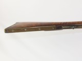 Antique KENTUCKY Long Rifle STRIPED MAPLE Full-Stock 41 Caliber POWDER HORN Quintessential Frontier Rifle! - 7 of 21