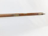 Antique KENTUCKY Long Rifle STRIPED MAPLE Full-Stock 41 Caliber POWDER HORN Quintessential Frontier Rifle! - 10 of 21