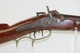 1860s NEW YORK Antique LONG RIFLE Octagonal Barrel Peep Sight Set Triggers Quintessential Pioneer Rifle! - 3 of 16