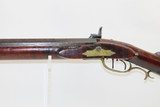 NEHEMIAH BARNHART Antique OHIO LONG RIFLE .42 Cal.
OHIO MADE Mid-1800s Percussion Plains Rifle - 15 of 18