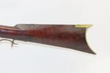 NEHEMIAH BARNHART Antique OHIO LONG RIFLE .42 Cal.
OHIO MADE Mid-1800s Percussion Plains Rifle - 14 of 18