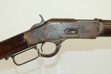 ANTIQUE Winchester 1873 Lever Action Rifle 38 WCF - 3 of 20