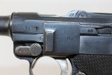 WORLD WAR I Dated German ERFURT 1918 Luger Pistol - 6 of 22