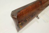 ONE OF A KIND Royal Austrian Takedown Double Rifle for Hunting & Safari Fantastically Engraved and Gold Inlaid - 18 of 25