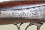 Antique AMERICAN Back Action Percussion OVER/UNDER COMBINATION Rifle/Shotgun Great Hunting Gun for the American Frontier with “GOULCHER” Marked Lock - 14 of 20