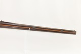 Antique AMERICAN Back Action Percussion OVER/UNDER COMBINATION Rifle/Shotgun Great Hunting Gun for the American Frontier with “GOULCHER” Marked Lock - 18 of 20