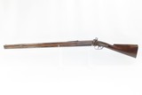 Antique AMERICAN Back Action Percussion OVER/UNDER COMBINATION Rifle/Shotgun Great Hunting Gun for the American Frontier with “GOULCHER” Marked Lock - 2 of 20