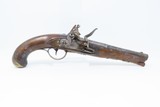 ENGRAVED 18th Century FRENCH Antique FLINTLOCK .48 Caliber Pistol Belt-Sized Pistol from the European Continent - 1 of 15