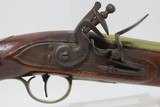 LATE 1700s Antique KETLAND & Co. BRASS BARELED FLINTLOCK Pistol Turn of the Century Officer’s Flintlock Belt Pistol! - 4 of 18