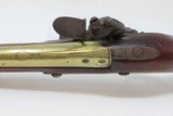 LATE 1700s Antique KETLAND & Co. BRASS BARELED FLINTLOCK Pistol Turn of the Century Officer’s Flintlock Belt Pistol! - 10 of 18