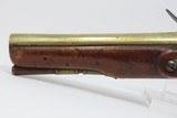 LATE 1700s Antique KETLAND & Co. BRASS BARELED FLINTLOCK Pistol Turn of the Century Officer’s Flintlock Belt Pistol! - 18 of 18