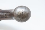 Antique “P. BOND” Marked BRITISH .62 Caliber Big Bore FLINTLOCK Belt Pistol British Flintlock Pistol for Early 19th Century - 7 of 16