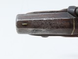 ENGRAVED Antique PEANUT Sized “PHILADELPHIA DERINGER” Percussion Pistol Period & Quality Copy of Henry Deringer’s Famous Pistol - 11 of 15
