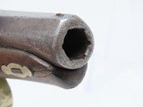 ENGRAVED Antique PEANUT Sized “PHILADELPHIA DERINGER” Percussion Pistol Period & Quality Copy of Henry Deringer’s Famous Pistol - 5 of 15