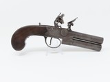 Antique CHANCE & SONS Tap Action OVER/UNDER Flintlock PISTOL Manufactured by W&G CHANCE for the Indian & Trapper Trade - 17 of 20