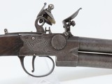Antique CHANCE & SONS Tap Action OVER/UNDER Flintlock PISTOL Manufactured by W&G CHANCE for the Indian & Trapper Trade - 19 of 20