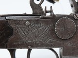 Antique CHANCE & SONS Tap Action OVER/UNDER Flintlock PISTOL Manufactured by W&G CHANCE for the Indian & Trapper Trade - 16 of 20